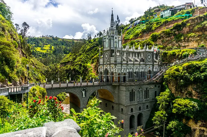 Las Lajas Sanctuary in Ipiales, Colombia