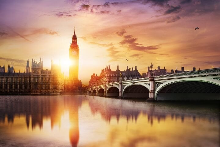 9 London - stunning sunsets - Opodo Travel blog